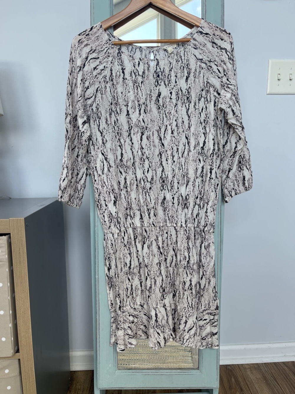 Soft Joie drop waist mini dress